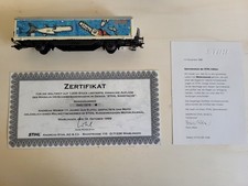 Märklin H0 4735-24, Stihl GmbH, Sonderwagen, Schreiben, Zertifikat, (AC, OVP).