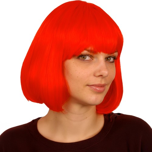 Cindy helles rotes perücke - rotes,