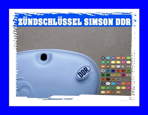 Simson ddr zündschlüssel - ddr,