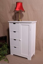 Wunderschöner Landhaus Flurschrank Badschrank Beistellschrank Sideboard 4 Schubl