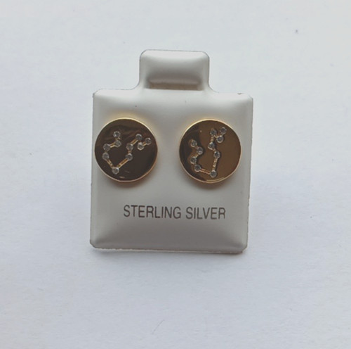 Ohrstecker gelbgold vergoldet - gelbgold,