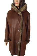 Edler Werner CHRIST Lammfellmantel Gr40 42  Kapuze Lammfell Pelzmantel Top