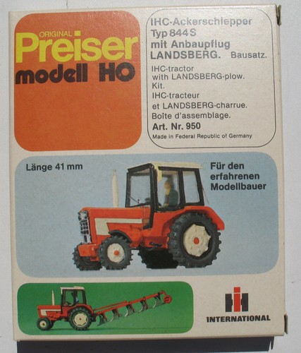 Preiser 950 ihc ackerschlepper - preiser,