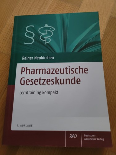 Pharmazeutische gesetzeskunde - pharmazeutische,