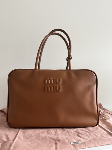 Miu beau leather bag - miu,