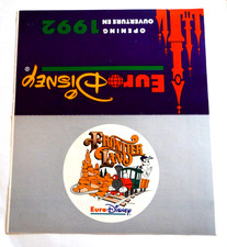 Werbe-Aufkleber Euro Disney