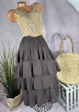 neu Alinie langer Rock Stufen