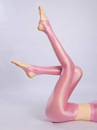 Damen öl glanz leggings - glanz,