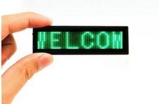 Bluethooth LED Namensschild in
