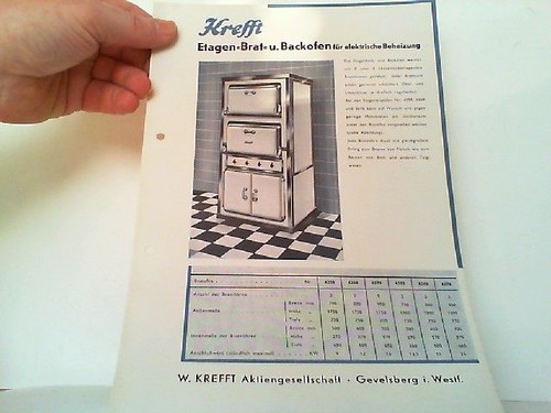 Werbeblatt für krefft - werbeblatt,