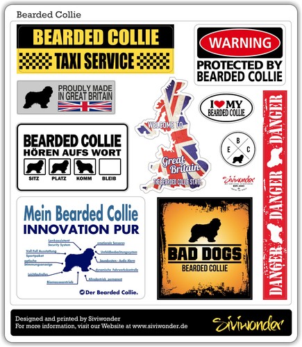 Auto aufkleber sticker bearded - auto,