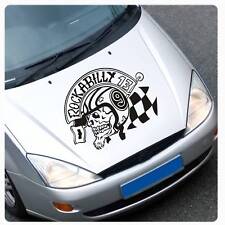 Autoaufkleber Rockabilly Racing 13 Skull Aufkleber Sticker Motorhauben A2035 