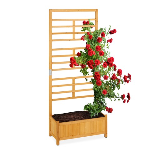 Rankgitter hochbeet mit - rankgitter,