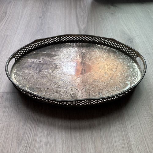 Vintage antik galerie tablett - vintage/antik,