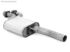  EDELSTAHL Vorschalldämpfer Mittelschalldämpfer Mercedes E-Klasse W124 Limo