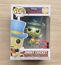 Funko Pop Disney Pinocchio Jiminy Cricket NYCC #980 + Free Protector