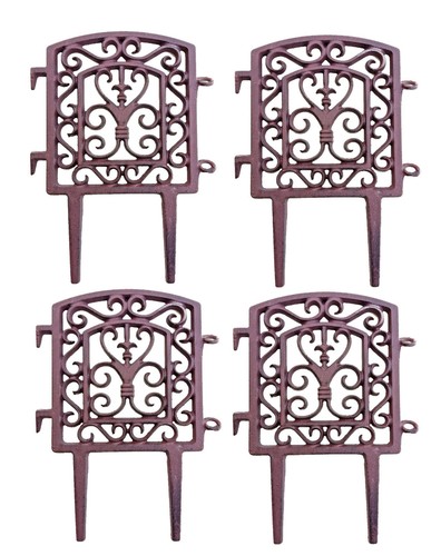 Beetzaun gusseisen - 4x,