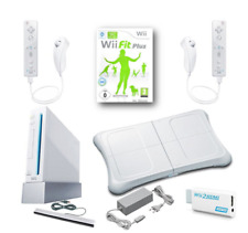 Nintendo Wii Konsole weiß Balanceboard Wii Fit Plus 2 Controller & Nunchuks HDMI