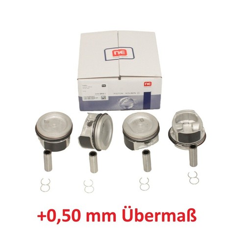 Kolben set 50 - +0,50, Übermaß