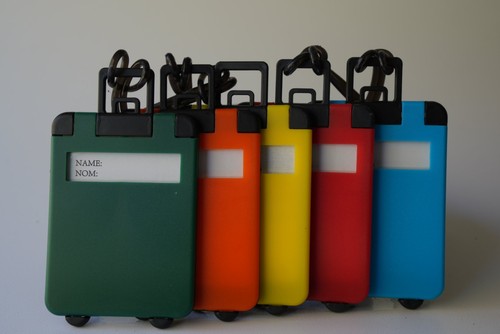 Kofferanhänger set bunt - kofferanhänger,