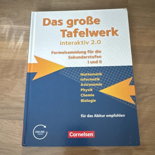 Cornelsen das große tafelwerk - cornelsen,
