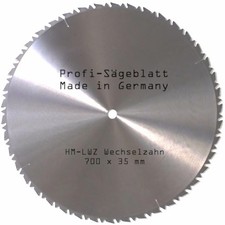 HM-Sägeblatt 700 x 35 mm LWZ
