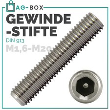 Madenschrauben Edelstahl