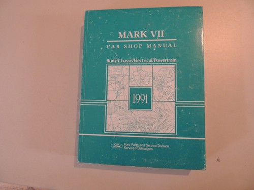 Lincoln mark 1991 workshop - mark,