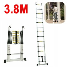 Alu Teleskopleiter Stehleiter Anlegeleiter Klappleiter Multifunktionsleiter 3.8M