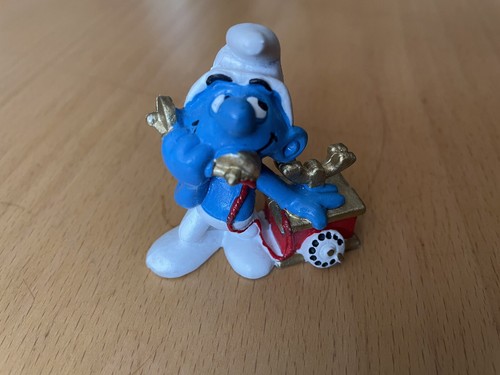 Schleich schlumpf mit telefon - schlumpf,