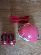 Baby Born Fahrradset Bikerset Helm, Schuhe,Stirnband 4-teilig