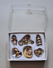 Weihnachtsschmuck - 6er Set Christbaumanhänger (Holzfiguren)