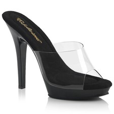 Women 5" Heel Platform Slide