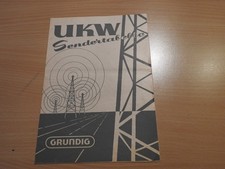 Grundig UKW Sendertabelle 1958