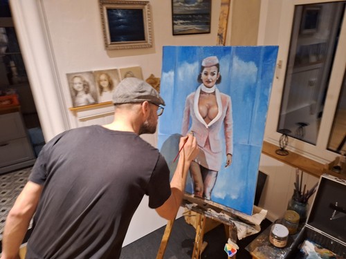 Original ölgemälde oil - original,