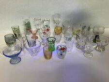 32x Alte Schnapsgläser Sammlung Sammler Bar Gläser Schnaps 50er 60er Jahre DDR