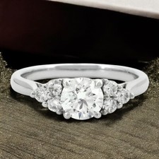 14k weißgold diamant - 14k,