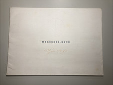 1949 altes Prospekt Mercedes