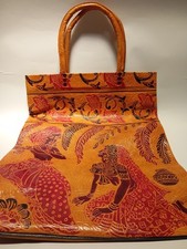 Shantiniketan Lederhandtasche