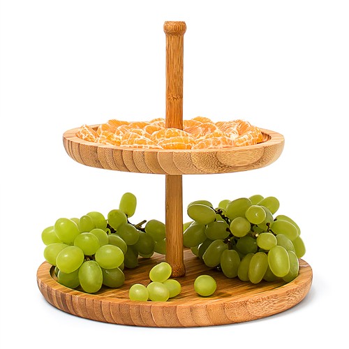 Etagere bambus stöckige - etagere, 2-stöckige