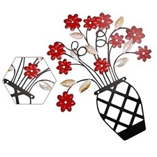 Wanddekoration aus Eisen mit