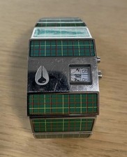 Nixon the Rotolog Green Plaid Limited Edition Armbanduhr