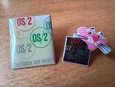 2x alter Pin : OS/2 (1x Pink Panther) – PC Computer – L@@@K