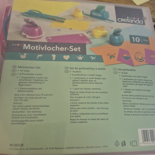 Motivlocher set crelando - set,