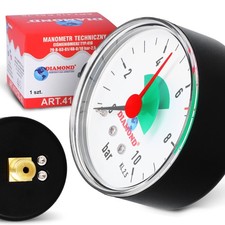 Manometer Druck 10 bar 1/4