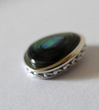 Anhänger aus Silber  925 mit Seeopal , gr -ca 2,2 x1,8 cm