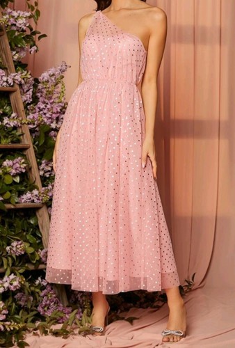 Abendkleid rosa silber - silber, glitzer