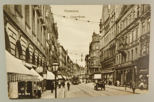 Ansichtspostkarte hannover - ansichtspostkarte,