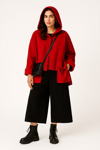 Lika schmodsien jacke rot cord - schmodsien,
