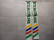 2 Stück Ducati Tire Aufkleber Sticker Decal Logo Schriftzug Racing Schaufenster